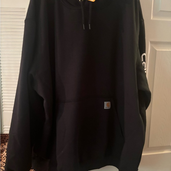 CARHARTT MALE BLACK HOODIE. - Picture 2 of 5